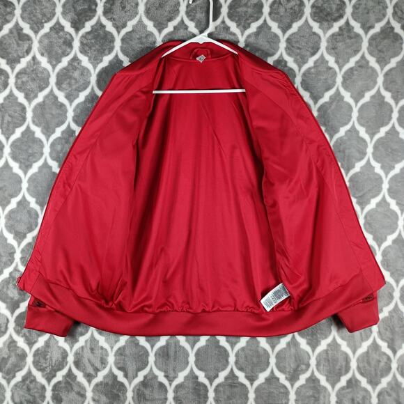 Manchester United FC Jacket Youth Large Red Soccer Adidas Full Zip Track Futbol - Picture 4 of 11